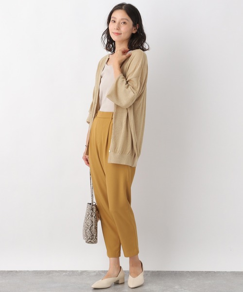 LEPSIM（レプシィム）の「１２Ｇシアー２ＷＡＹカーデ　957627（カーディガン/ボレロ・レディース・ブラック/ベージュ・FREE）」の13枚目の写真