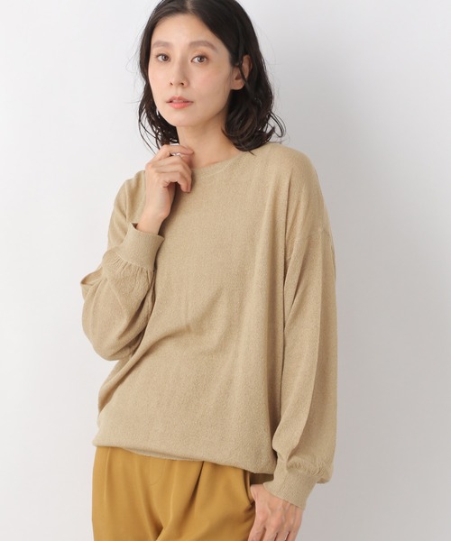 LEPSIM（レプシィム）の「１２Ｇシアー２ＷＡＹカーデ　957627（カーディガン/ボレロ・レディース・ブラック/ベージュ・FREE）」の7枚目の写真