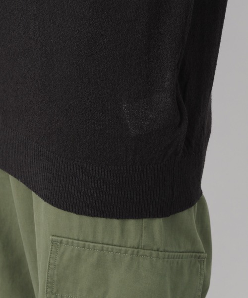 LEPSIM（レプシィム）の「１２Ｇシアー２ＷＡＹカーデ　957627（カーディガン/ボレロ・レディース・ブラック/ベージュ・FREE）」の16枚目の写真