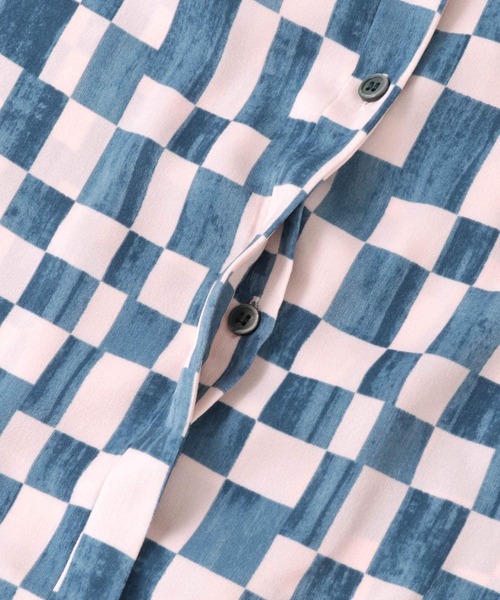 KBF(ケイビーエフ)の「チェッカープリントワイドシャツ(シャツ/ブラウス・レディース・ブラウン系その他/ブルー系その他・ONE)」の20枚目の写真
