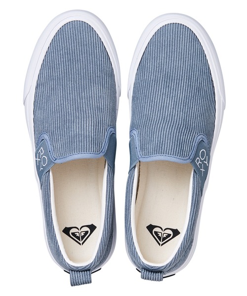 ROXY(ロキシー)の「GOOD DAY/ロキシーコーデュロイスリッポン(スリッポン・レディース・ピンク/ブルー/ブラック/マスタード・23.5cm/25cm/24cm/23cm/24.5cm)」の6枚目の写真