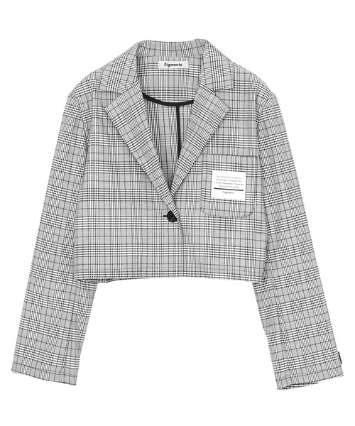 Figments（フィグメンツ）の「クロップドテーラードジャケット（テーラードジャケット・レディース・ブラック/その他1・FREE）」の15枚目の写真