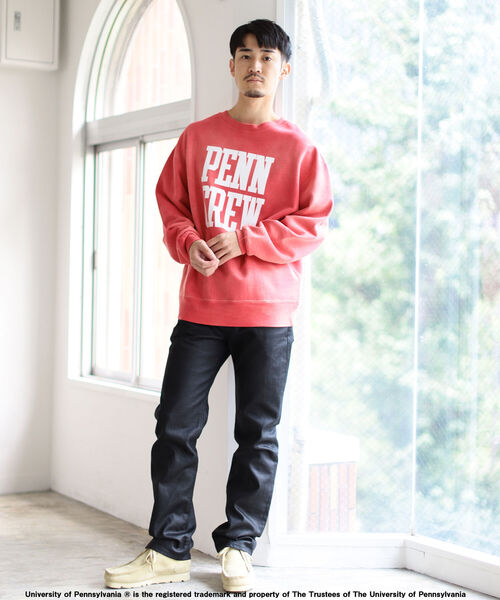 BEAMS（ビームス）の「BEAMS / ルーズ カレッジ スウェット クルー（スウェット・メンズ・ネイビー/ブラウン/レッド/グレー系その他/グレー系その他2/グレー系その他3・SMALL/MEDIUM/LARGE/X-LARGE）」の16枚目の写真