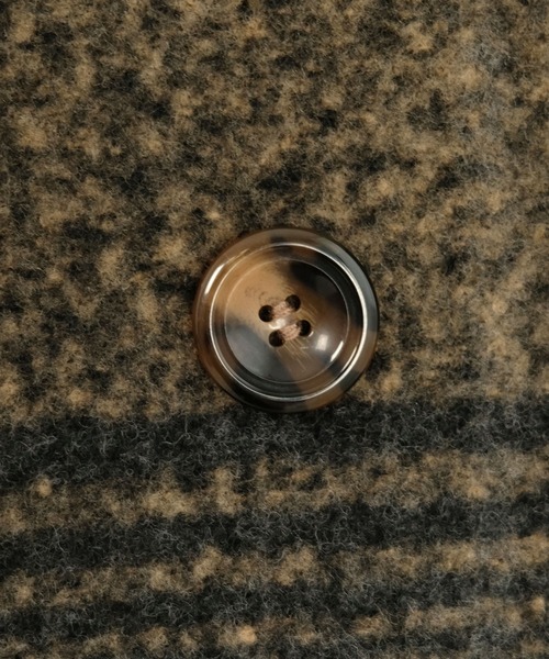 ANDJ(アンドジェイ)の「チェック柄チェスターコート(チェスターコート・レディース・ブラウン/ベージュ・M)」の21枚目の写真