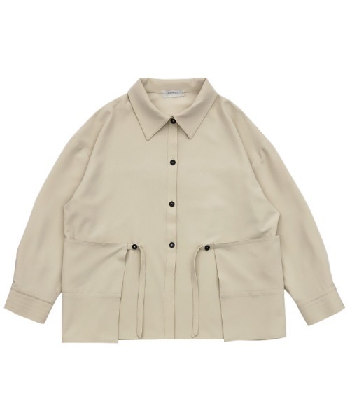 select MOCA(セレクトモカ)の「ポケットデザインオーバーシャツ(シャツ/ブラウス・レディース・サックスブルー/アイボリー/テラコッタ・FREE)」の6枚目の写真