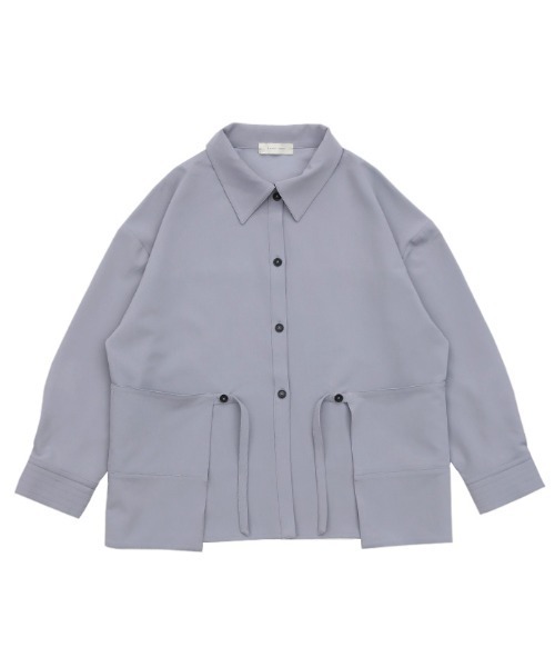select MOCA(セレクトモカ)の「ポケットデザインオーバーシャツ(シャツ/ブラウス・レディース・サックスブルー/アイボリー/テラコッタ・FREE)」の5枚目の写真