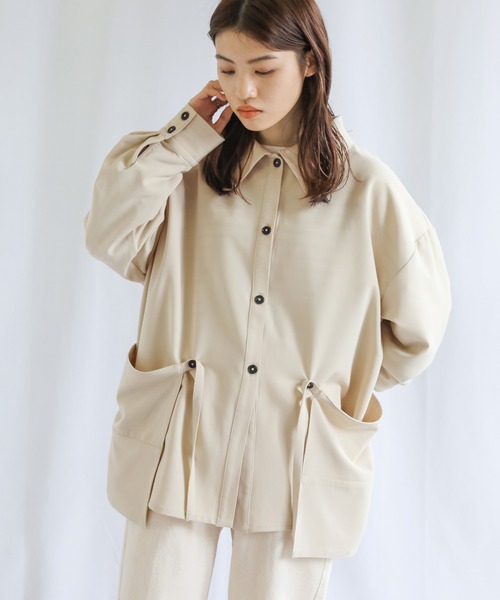 select MOCA(セレクトモカ)の「ポケットデザインオーバーシャツ(シャツ/ブラウス・レディース・サックスブルー/アイボリー/テラコッタ・FREE)」の19枚目の写真