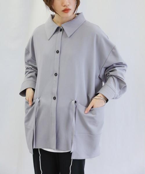 select MOCA(セレクトモカ)の「ポケットデザインオーバーシャツ(シャツ/ブラウス・レディース・サックスブルー/アイボリー/テラコッタ・FREE)」の21枚目の写真