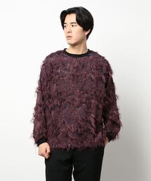 Lui's | キュプラ混ジャガードクルーネック(その他トップス)