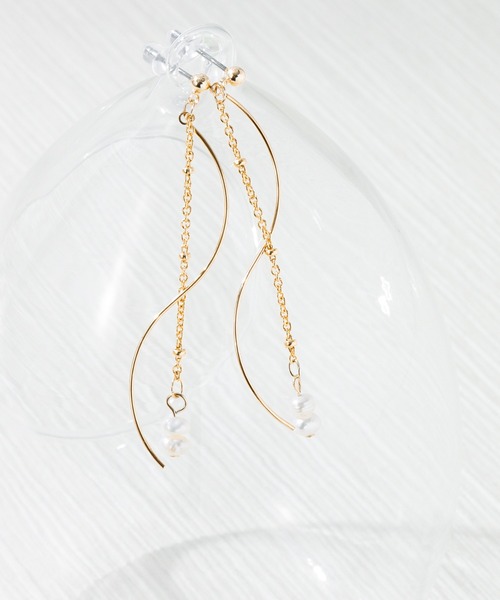 Blueberry（ブルーベリー）の「デザイン ピアス（ピアス（両耳用）・レディース・ゴールド系8/ブラウン/ゴールド系1/ゴールド系2/ゴールド/ゴールド系6/パープル/イエロー/ゴールド系4/ゴールド系9/ゴールド系5/ブルー/ブルーグリーン/ゴールド系7/ゴールド系3/ベージュ・フリー）」の15枚目の写真