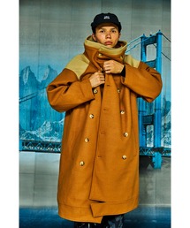 AlexanderLeeChang/アレキサンダーリーチャン SAKASAMA LONG P COAT ピーコート スタンドネック ロングコート