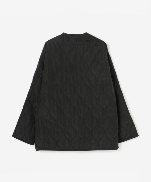 ORCIVAL（オーシバル）の「ORCIVAL | キルトカラーレスジャケット MEN（ノーカラージャケット・メンズ・ブラック/オリーブ・4/5）」の4枚目の写真