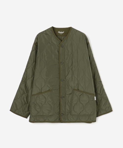 ORCIVAL（オーシバル）の「ORCIVAL | キルトカラーレスジャケット MEN（ノーカラージャケット・メンズ・ブラック/オリーブ・4/5）」の2枚目の写真