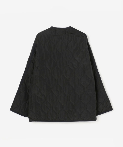 ORCIVAL（オーシバル）の「ORCIVAL | キルトカラーレスジャケット MEN（ノーカラージャケット・メンズ・ブラック/オリーブ・4/5）」の8枚目の写真