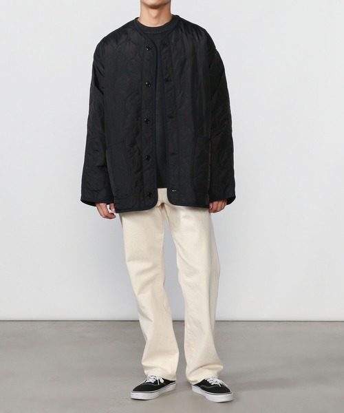 ORCIVAL（オーシバル）の「ORCIVAL | キルトカラーレスジャケット MEN（ノーカラージャケット・メンズ・ブラック/オリーブ・4/5）」の20枚目の写真