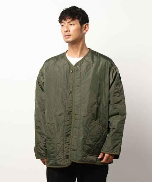 ORCIVAL（オーシバル）の「ORCIVAL | キルトカラーレスジャケット MEN（ノーカラージャケット・メンズ・ブラック/オリーブ・4/5）」の19枚目の写真