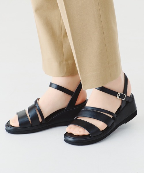 【新品未使用】カルチェグラム アシンメトリースリングバックサンダ 38 ORiental TRaffic（オリエンタルトラフィック）の「軽量アシンメトリー