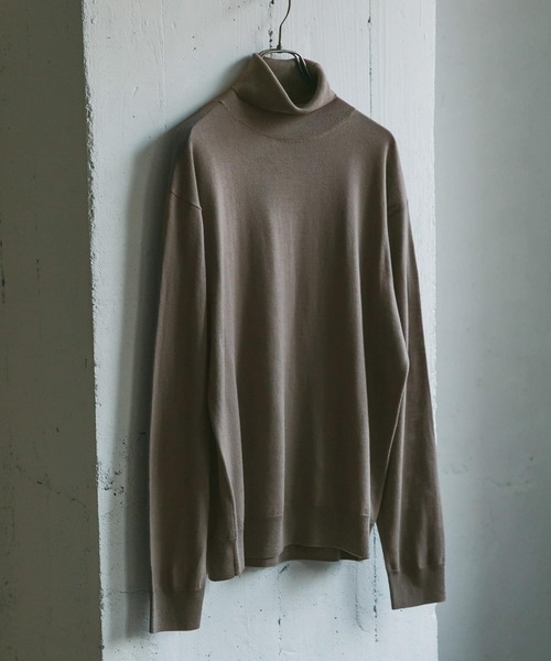 URBAN RESEARCH DOORS（アーバンリサーチドアーズ）の「ハーモニータートルネックニット（ニット/セーター・メンズ・ベージュ系その他/レッド系その他/ロイヤルブルー/ホワイト系その他/ブラック・38/40）」の3枚目の写真