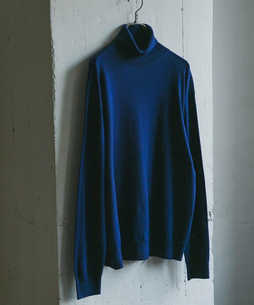 URBAN RESEARCH DOORS（アーバンリサーチドアーズ）の「ハーモニータートルネックニット（ニット/セーター・メンズ・ベージュ系その他/レッド系その他/ロイヤルブルー/ホワイト系その他/ブラック・38/40）」の4枚目の写真