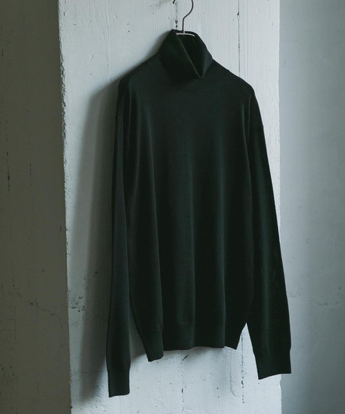 URBAN RESEARCH DOORS（アーバンリサーチドアーズ）の「ハーモニータートルネックニット（ニット/セーター・メンズ・ベージュ系その他/レッド系その他/ロイヤルブルー/ホワイト系その他/ブラック・38/40）」の2枚目の写真