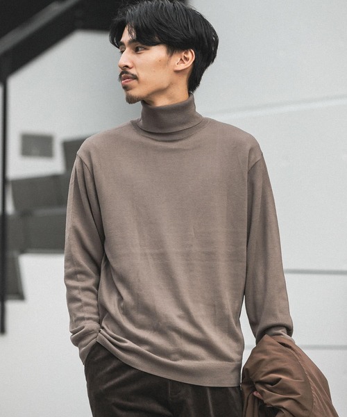 URBAN RESEARCH DOORS（アーバンリサーチドアーズ）の「ハーモニータートルネックニット（ニット/セーター・メンズ・ベージュ系その他/レッド系その他/ロイヤルブルー/ホワイト系その他/ブラック・38/40）」の13枚目の写真