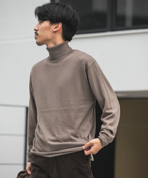 URBAN RESEARCH DOORS（アーバンリサーチドアーズ）の「ハーモニータートルネックニット（ニット/セーター・メンズ・ベージュ系その他/レッド系その他/ロイヤルブルー/ホワイト系その他/ブラック・38/40）」の14枚目の写真