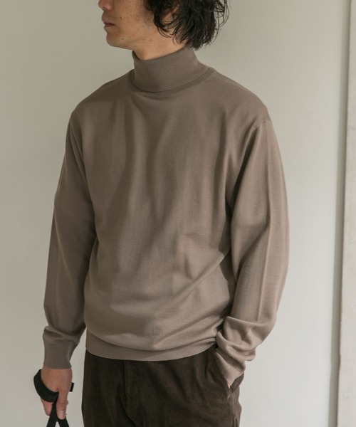 URBAN RESEARCH DOORS（アーバンリサーチドアーズ）の「ハーモニータートルネックニット（ニット/セーター・メンズ・ベージュ系その他/レッド系その他/ロイヤルブルー/ホワイト系その他/ブラック・38/40）」の20枚目の写真