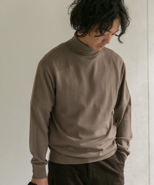 URBAN RESEARCH DOORS（アーバンリサーチドアーズ）の「ハーモニータートルネックニット（ニット/セーター・メンズ・ベージュ系その他/レッド系その他/ロイヤルブルー/ホワイト系その他/ブラック・38/40）」の22枚目の写真