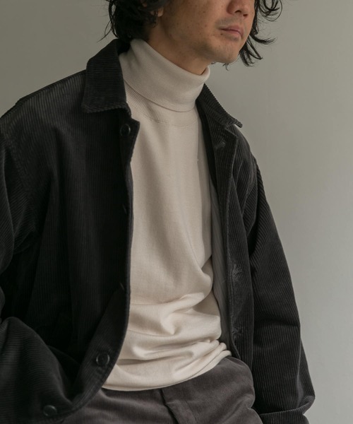 URBAN RESEARCH DOORS（アーバンリサーチドアーズ）の「ハーモニータートルネックニット（ニット/セーター・メンズ・ベージュ系その他/レッド系その他/ロイヤルブルー/ホワイト系その他/ブラック・38/40）」の6枚目の写真