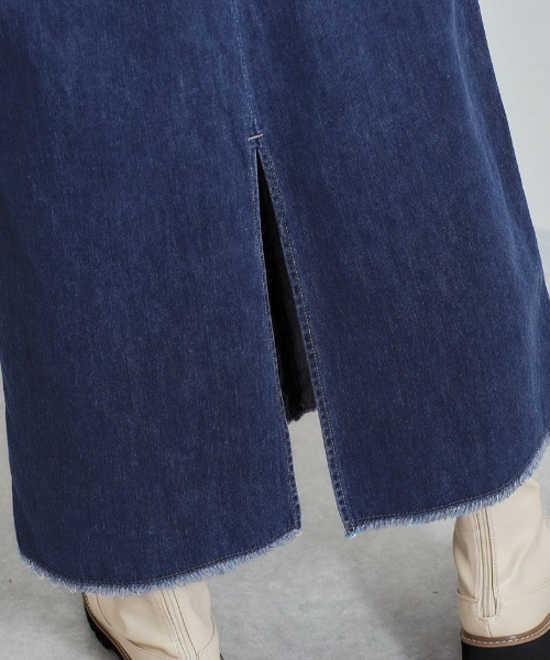 cepo（セポ）の「レースアップ デニムスカート ２ＷＡＹ（デニムスカート・レディース・ネイビー/ブルー系2・S/M）」の15枚目の写真