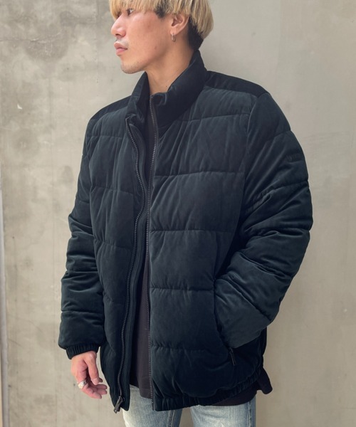 DKNY(ディーケーエヌワイ)の「【DKNY】ダナキャランニューヨークQUILTED VELOUR PUFFER JACKET ベルベット ウルトラロフト パファージャケット(ダウンジャケット/コート・メンズ・ブラック/ネイビー/グリーン・S/M/L/XL)」の11枚目の写真