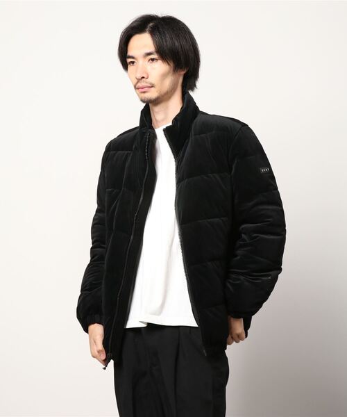 DKNY(ディーケーエヌワイ)の「【DKNY】ダナキャランニューヨークQUILTED VELOUR PUFFER JACKET ベルベット ウルトラロフト パファージャケット(ダウンジャケット/コート・メンズ・ブラック/ネイビー/グリーン・S/M/L/XL)」の14枚目の写真