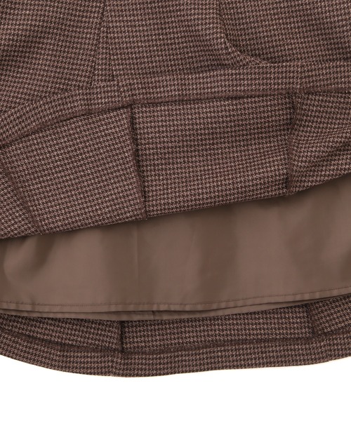 PROPORTION BODY DRESSING（プロポーションボディドレッシング）の「ミックスハウンドトゥースマーメイドスカート / 1211220113（スカート・レディース・パープル/ブラウン・MEDIUM/SMALL）」の13枚目の写真