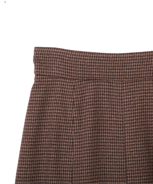 PROPORTION BODY DRESSING（プロポーションボディドレッシング）の「ミックスハウンドトゥースマーメイドスカート / 1211220113（スカート・レディース・パープル/ブラウン・MEDIUM/SMALL）」の12枚目の写真