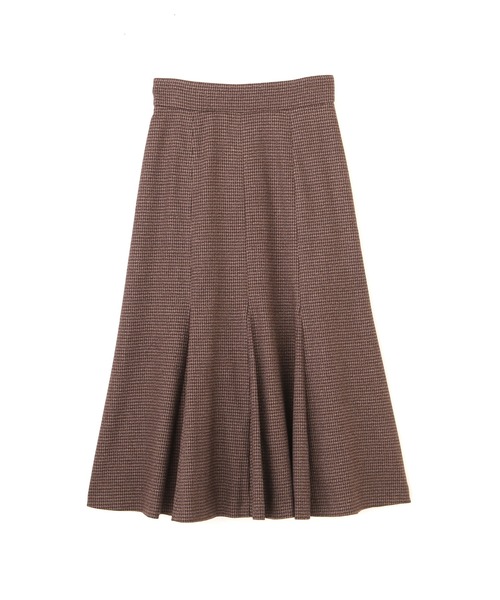 PROPORTION BODY DRESSING（プロポーションボディドレッシング）の「ミックスハウンドトゥースマーメイドスカート / 1211220113（スカート・レディース・パープル/ブラウン・MEDIUM/SMALL）」の14枚目の写真