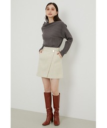 rienda（リエンダ）の「ラップデザインミニスカート（スカート）」