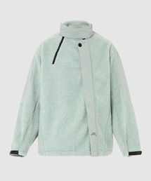 Woven BIAS FLEECE JACKET