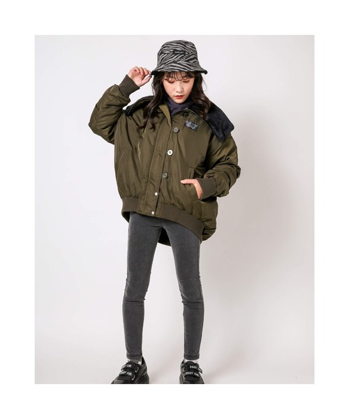 ZIDDY（ジディ）の「ZIDDY/【ニコ☆プチ掲載】シンプル裏起毛デニムレギパン(130~160cm)（デニムパンツ・キッズ・ブラック/ネイビー・160/140/130/150）」の13枚目の写真