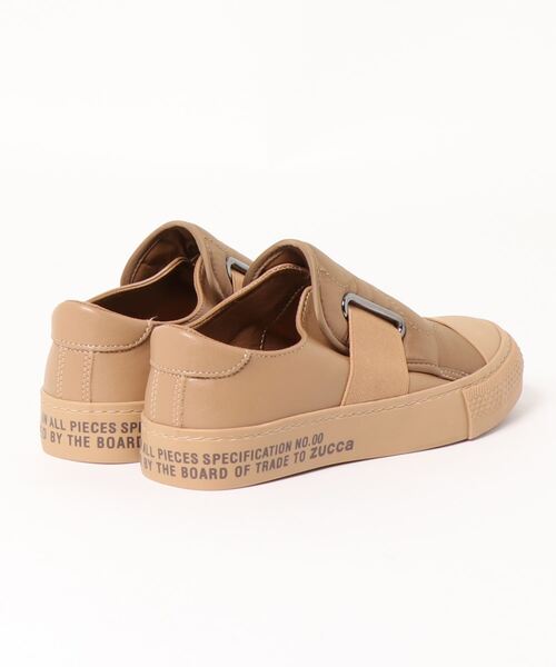 ZUCCa(ズッカ)の「ベルテッドキルトスニーカー(スニーカー・レディース・ベージュ/ブラック・L size/S size/M size)」の4枚目の写真