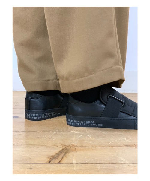 ZUCCa(ズッカ)の「ベルテッドキルトスニーカー(スニーカー・レディース・ベージュ/ブラック・L size/S size/M size)」の5枚目の写真