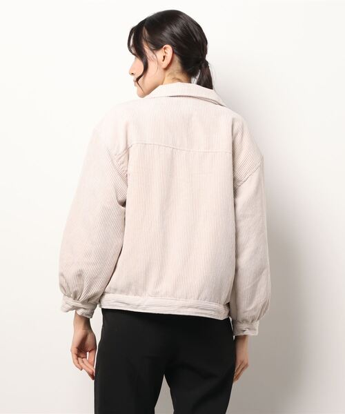 Clice de Paris（クリシェドゥパリス）の「ESコーデュロイJKT（その他アウター・レディース・アイボリー/ブルー・ONESIZE）」の4枚目の写真