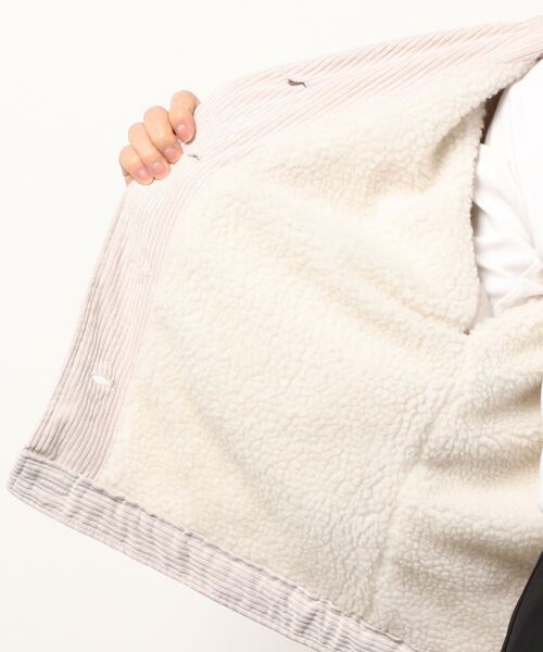 Clice de Paris（クリシェドゥパリス）の「ESコーデュロイJKT（その他アウター・レディース・アイボリー/ブルー・ONESIZE）」の5枚目の写真