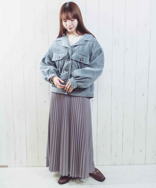 Clice de Paris（クリシェドゥパリス）の「ESコーデュロイJKT（その他アウター・レディース・アイボリー/ブルー・ONESIZE）」の21枚目の写真