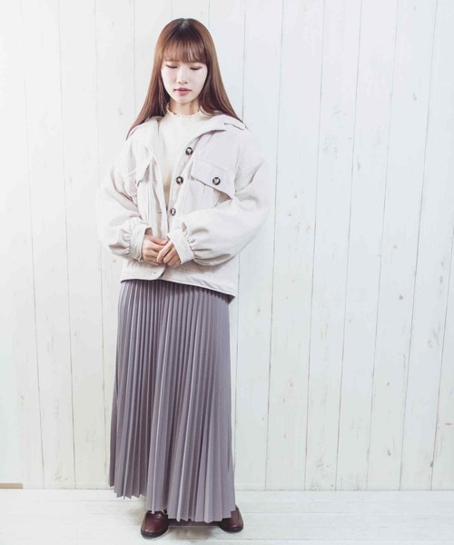 Clice de Paris（クリシェドゥパリス）の「ESコーデュロイJKT（その他アウター・レディース・アイボリー/ブルー・ONESIZE）」の9枚目の写真