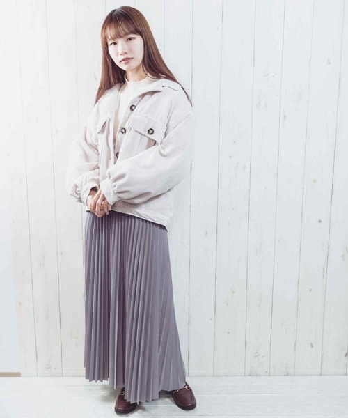 Clice de Paris（クリシェドゥパリス）の「ESコーデュロイJKT（その他アウター・レディース・アイボリー/ブルー・ONESIZE）」の10枚目の写真