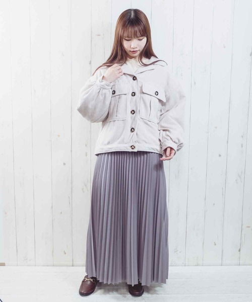 Clice de Paris（クリシェドゥパリス）の「ESコーデュロイJKT（その他アウター・レディース・アイボリー/ブルー・ONESIZE）」の12枚目の写真