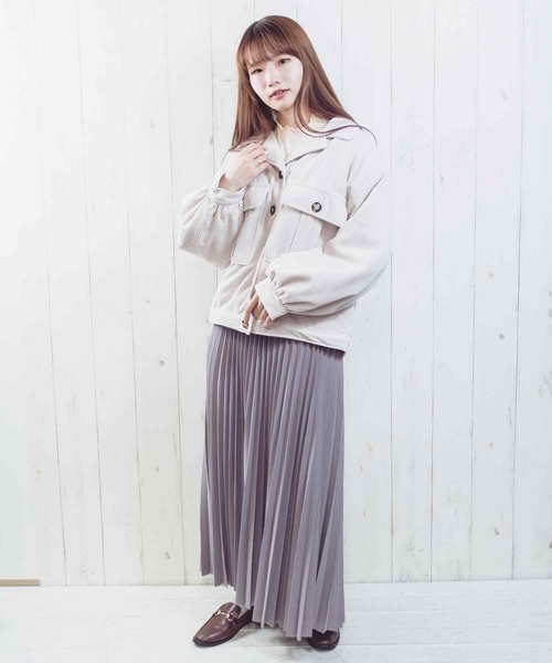 Clice de Paris（クリシェドゥパリス）の「ESコーデュロイJKT（その他アウター・レディース・アイボリー/ブルー・ONESIZE）」の13枚目の写真