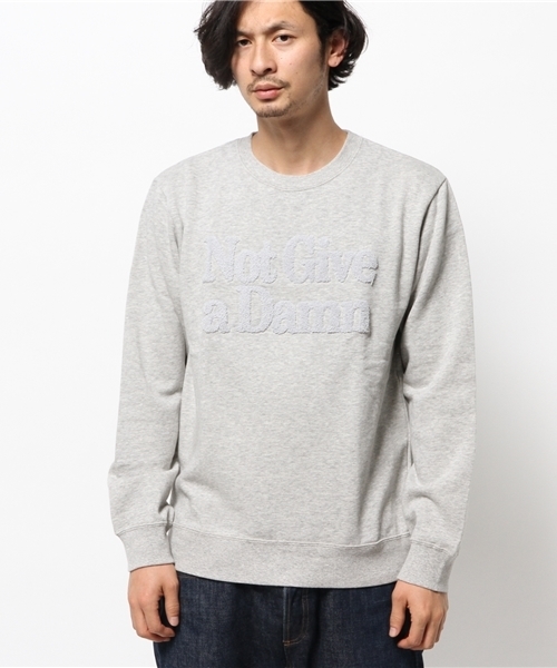 OUTLET（アウトレット）の「【CIAOPANIC TYPY】サガラロゴ刺繍スウェット（スウェット・メンズ・グレー/ネイビー・LARGE/SMALL/MEDIUM）」の3枚目の写真