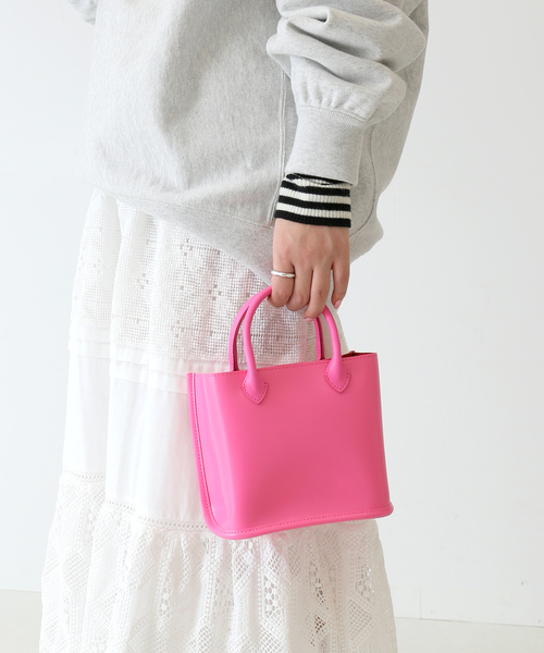 SLOBE IENA(スローブイエナ)の「【PIENI/ピエニ】KOKO S ハンドバッグ◆(ハンドバッグ・レディース・ピンク/ブラック・FREE)」の13枚目の写真