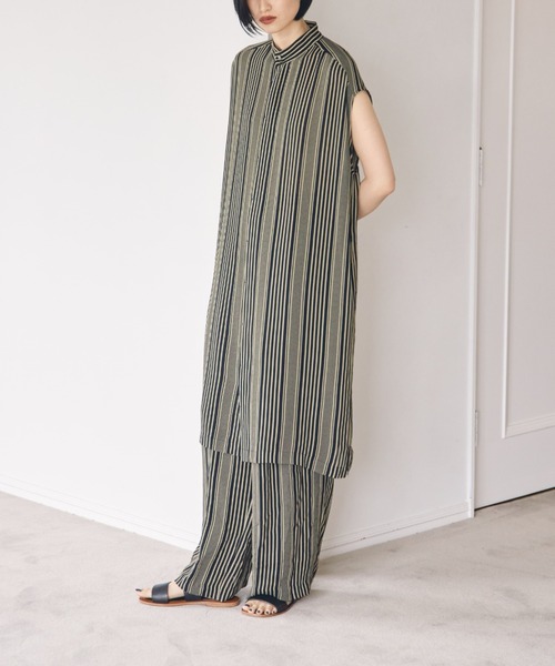 TODAYFUL Georgette Stripe Shirts 38